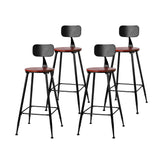 Artiss vintage metal bar stool footrest and base detail — Allure Home Collections