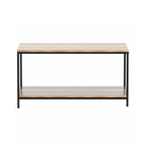 Artiss Olin 93cm Rectangular Walnut Coffee Table — Allure Home Collections