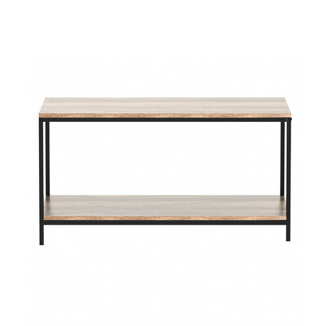 Artiss Olin 93cm Rectangular Walnut Coffee Table — Allure Home Collections