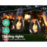 47m Waterproof LED Festoon String Lights