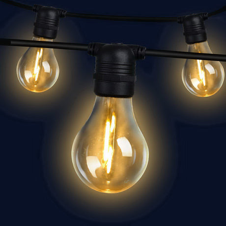 41m LED Festoon String Lights Outdoor for Weddings Events and Gardens — Allure Home Collections