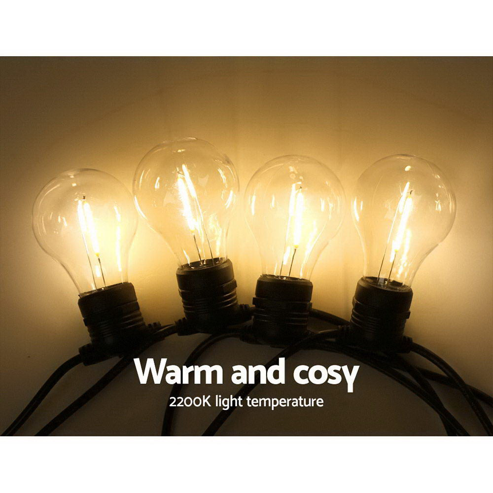 41m LED Festoon String Lights Outdoor for Weddings Events and Gardens — Allure Home Collections