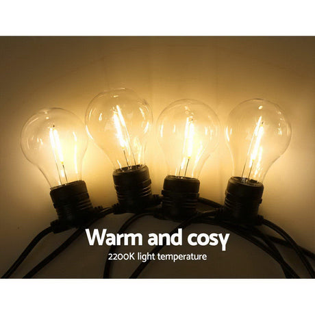 68m Outdoor Festoon String Lights for Events