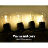 Jingle Jollys 14m LED Festoon String Lights