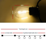 32m LED Festoon String Lights Outdoor for Events and Garden Decoration — Allure Home Collections