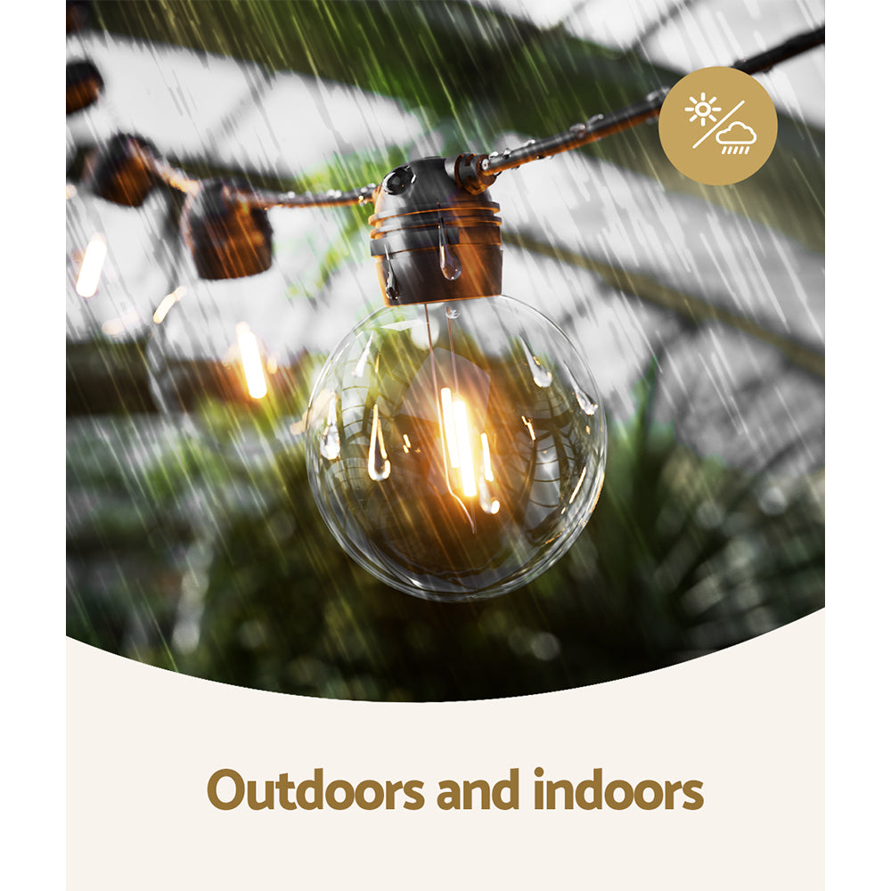 17m Solar Festoon String Lights for Events