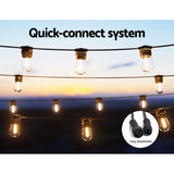 Allure Home Collections 17m Solar Festoon Lights