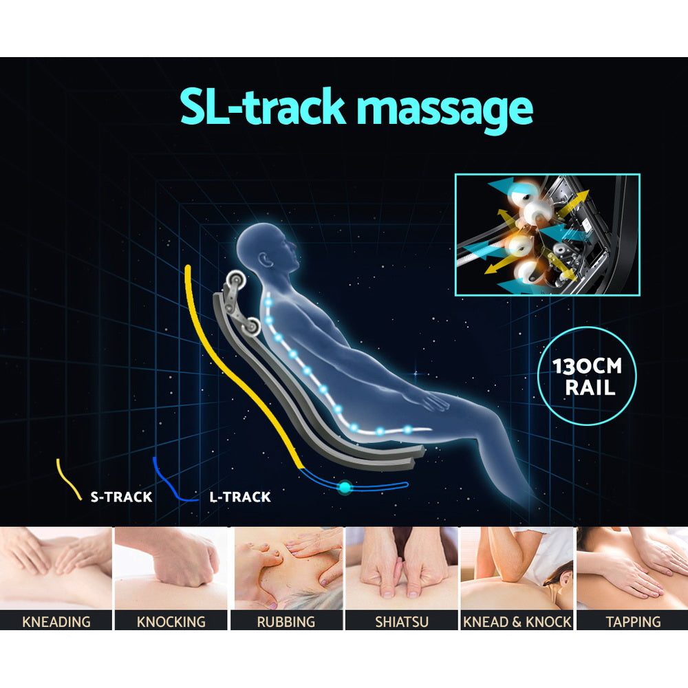 Livemor 4D Electric Massage Recliner — Comprehensive Therapeutic Relief — Allure Home Collections