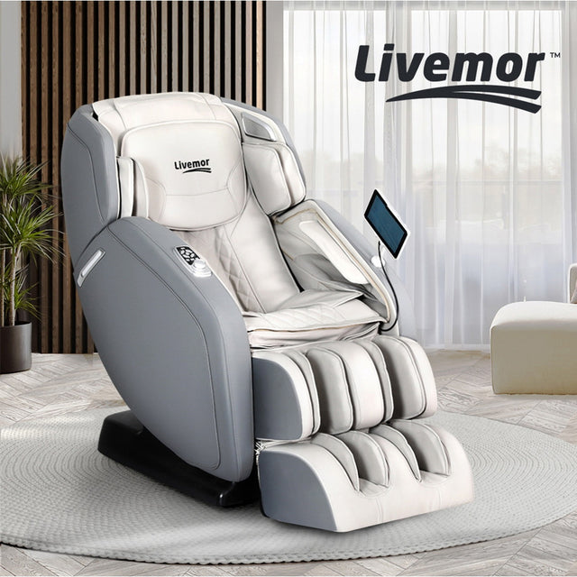 Livemor 4D Electric Massage Recliner — Comprehensive Therapeutic Relief — Allure Home Collections