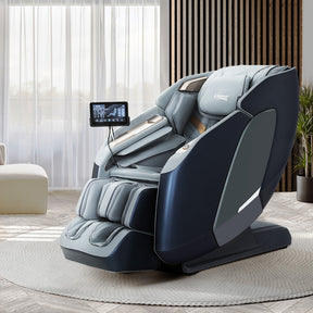 Takayama 4D double core massage chair with zero gravity recline in a living room