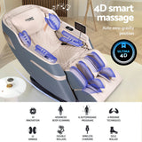 Livemor SINA 4D Electric Massage Recliner — Grey, 130cm SL-Track — Allure Home Collections