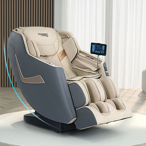 Shizuoka 3D electric massage recliner with head to toe coverage in a living room
