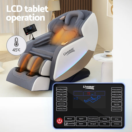 Livemor BERYL Electric Massage Chair — Smart Massage Technology, Professional Grade — Allure Home Collections