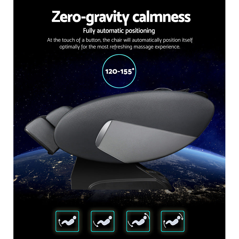 Livemor ELLMUE Electric Massage Chair — Targets Key Pressure Points, Black — Allure Home Collections