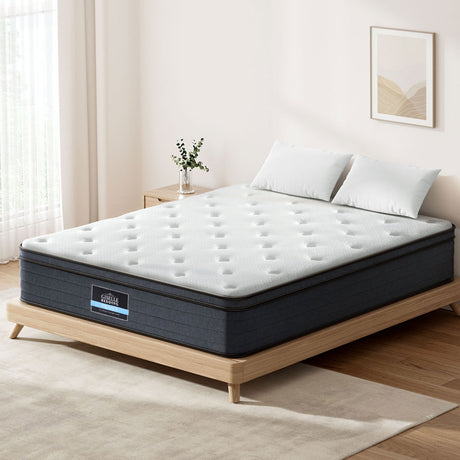 Medium Firm 7 Zone Euro Top Pocket Spring Mattress, 34cm King