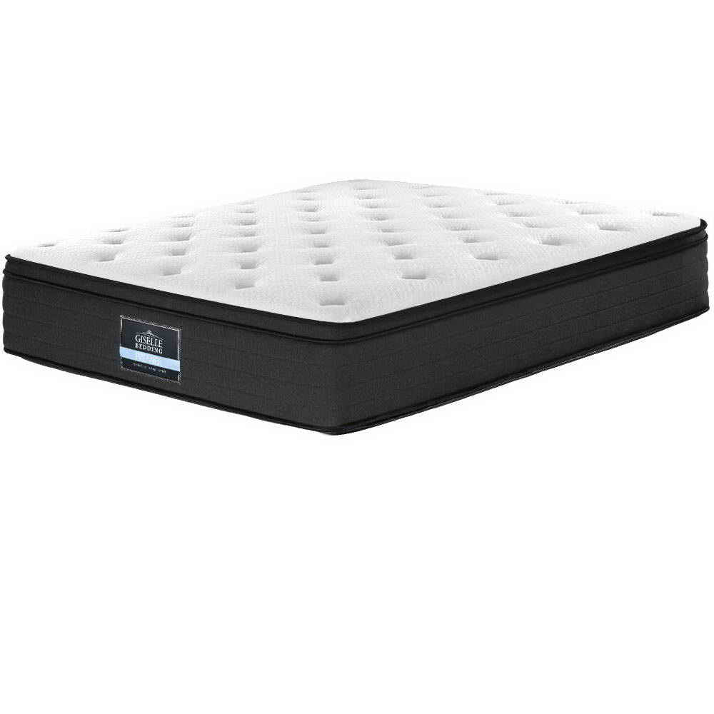 Medium Firm 7 Zone Euro Top Pocket Spring Mattress, 34cm Queen
