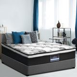 Giselle Bedding 32cm Euro Top Pocket Spring Mattress — 5-Zone Independent Coil — Allure Home Collections