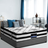 Giselle Bedding Euro Top Medium-Firm Pocket Spring Mattress — Plush Padding, Advanced Coils — Allure Home Collections