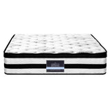 Medium firm euro top pocket spring mattress, 34cm super king