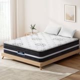 Medium Firm Gel Memory Foam Euro Top Mattress, 34cm Double