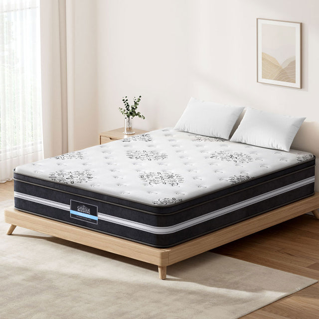 Medium Firm Gel Memory Foam Euro Top Mattress, 34cm Double