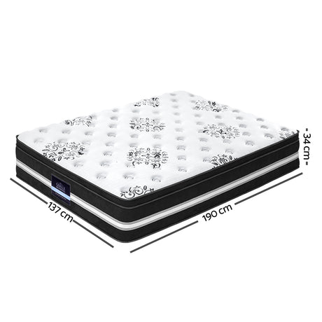 Medium Firm Gel Memory Foam Euro Top Mattress, 34cm Double (image 3)