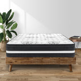 Giselle Bedding 34cm Cool Gel Euro Top Mattress — Belgium Knitted, Medium Firm — Allure Home Collections