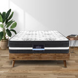 Giselle Bedding 34cm Cool Gel Euro Top Mattress — Belgium Knitted, Medium Firm — Allure Home Collections