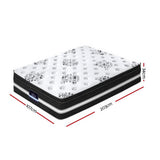 Giselle Bedding 34cm Cool Gel Euro Top Mattress — Belgium Knitted, Medium Firm — Allure Home Collections