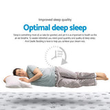 Giselle Bedding 34cm Cool Gel Euro Top Mattress — Belgium Knitted, Medium Firm — Allure Home Collections