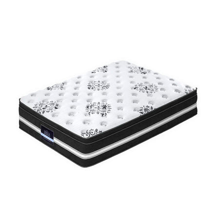 Giselle Bedding 34cm Cool Gel Euro Top Mattress — Belgium Knitted, Medium Firm — Allure Home Collections