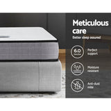 Giselle Bedding Alessio Bonnell Spring Mattress — Soft Quilting, Luxury Knitted Fabric — Allure Home Collections