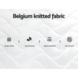 Giselle Bedding Alessio Bonnell Spring Mattress — Soft Quilting, Luxury Knitted Fabric — Allure Home Collections