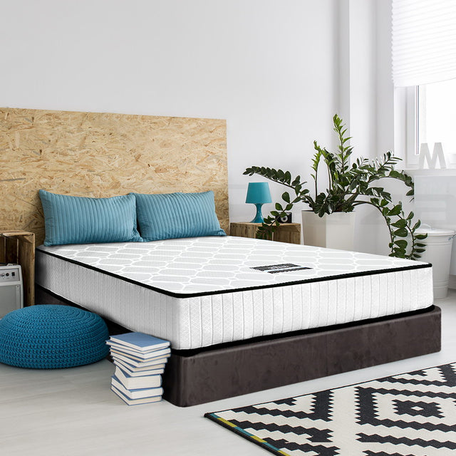 Giselle Bedding Peyton 21cm Pocket Spring Mattress — Tight Top, Minimal Partner Disturbance — Allure Home Collections