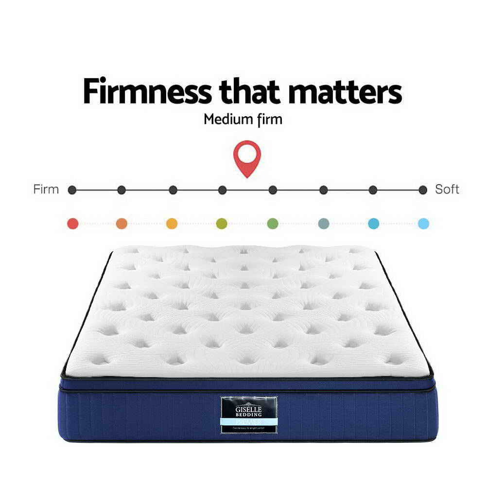 Medium Firm Gel Memory Foam Hybrid Mattress, 34cm King
