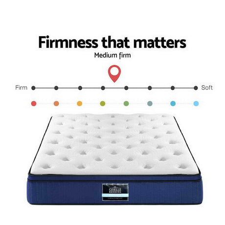 Medium Firm Gel Memory Foam Hybrid Mattress, 34cm King