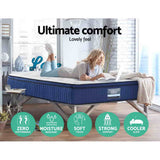 Medium Firm Gel Memory Foam Pocket Spring Mattress, 34cm Queen - Allure Home Collections
