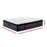 Giselle Bedding 34cm 9-Zone EvenZon Euro Top Pocket Spring Mattress — Belgium Knitted — Allure Home Collections