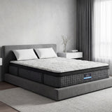 Medium firm 9 zone latex pocket spring mattress, 34cm king