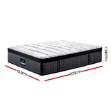 Medium Firm 9 Zone Latex Euro Top Pocket Spring Mattress, 34cm Queen
