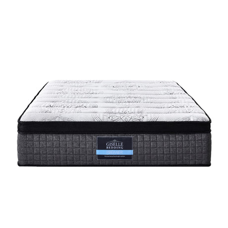 Medium Firm 9 Zone Latex Euro Top Pocket Spring Mattress, 34cm Queen