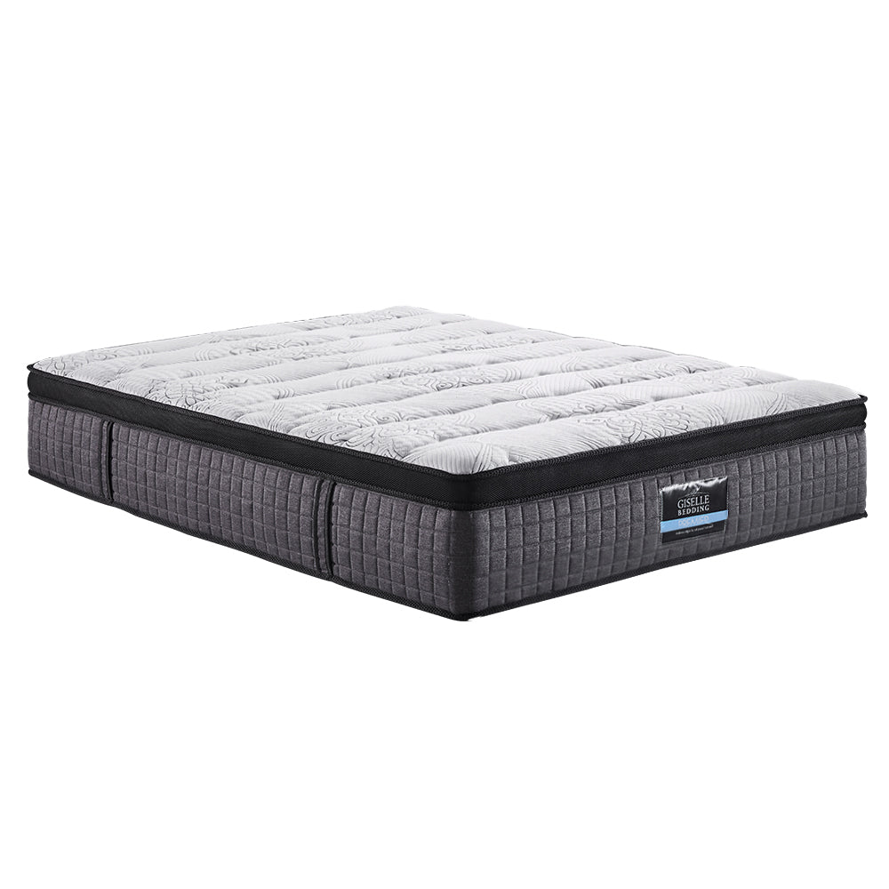 Giselle Bedding 34cm 9-Zone EvenZon Euro Top Pocket Spring Mattress — Belgium Knitted — Allure Home Collections