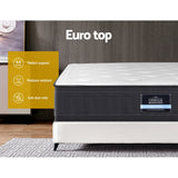 Medium Firm Euro Top Pocket Spring Mattress, 32cm King - Allure Home Collections
