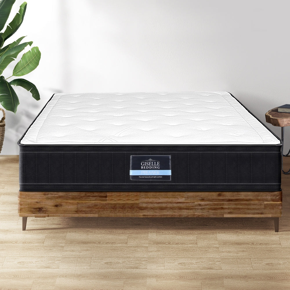 Medium Firm Euro Top Pocket Spring Mattress, 32cm King - Allure Home Collections