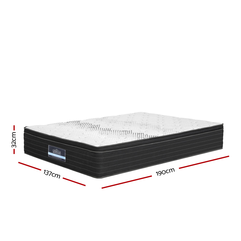 Giselle Adara Series 32cm Super Firm Euro Top Mattress — Advanced Support Technology — Allure Home Collections