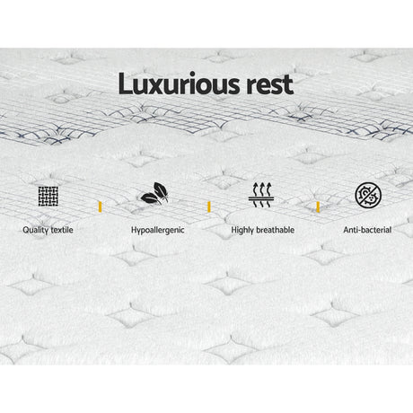 Extra firm 5 zone pocket spring mattress, 32cm king