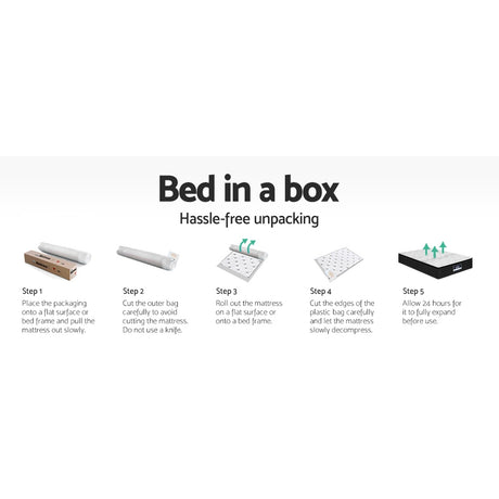 Extra firm 5 zone pocket spring mattress, 32cm king