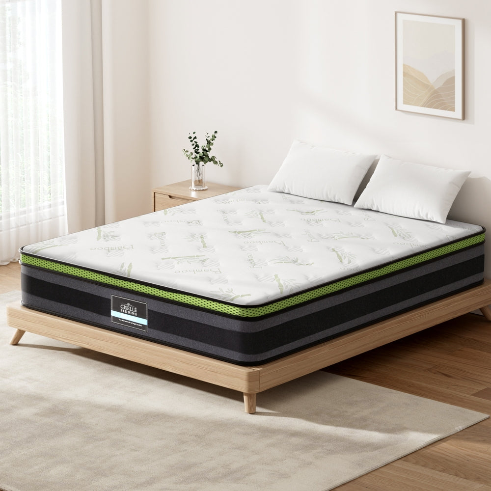 Medium Firm Gel Memory Foam Pocket Spring Mattress, 30cm Queen