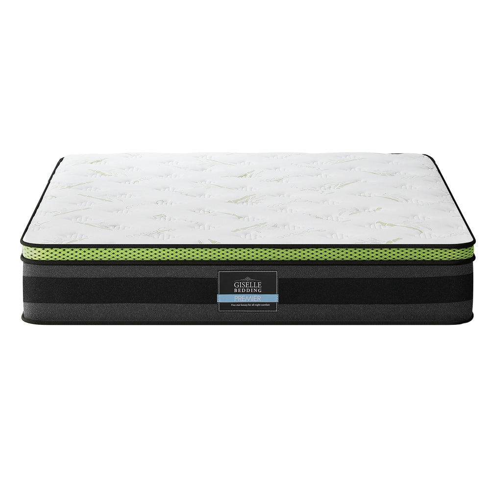 Medium Firm Gel Memory Foam Pocket Spring Mattress, 30cm Queen