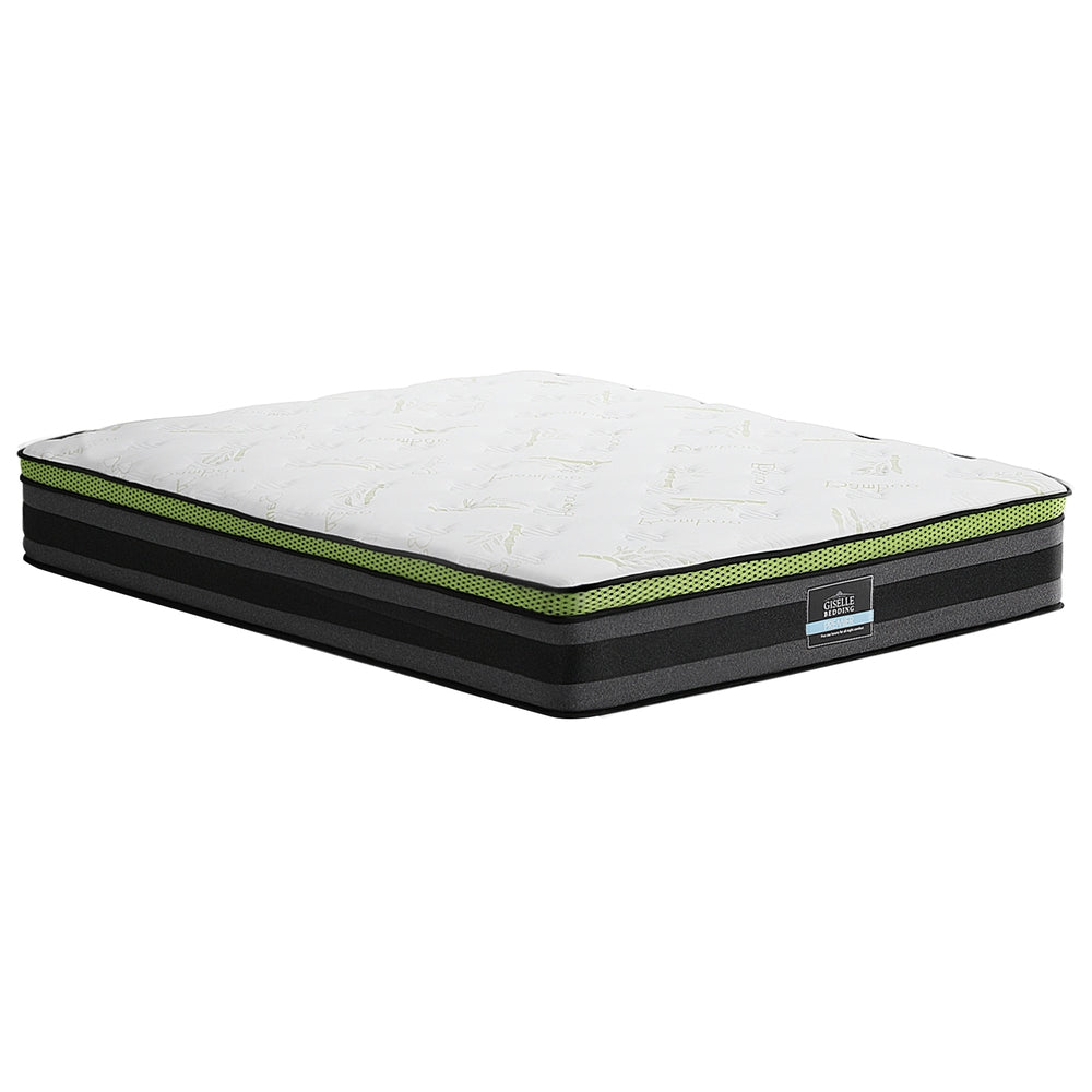 Medium Firm Gel Memory Foam Pocket Spring Mattress, 30cm Queen
